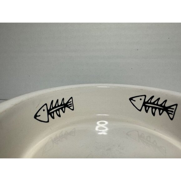 WLC Cat Bowl Sitting Kitty Cat Food/Water Bowl Scruffy Cat Dish - Picture 5 of 6